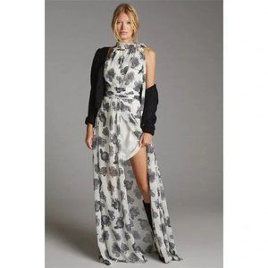 SACHIN + BABI Tatum Black & White Sleeveless Gown